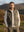 Due South Gilet (Khaki) - 100% premium recycled fleece
