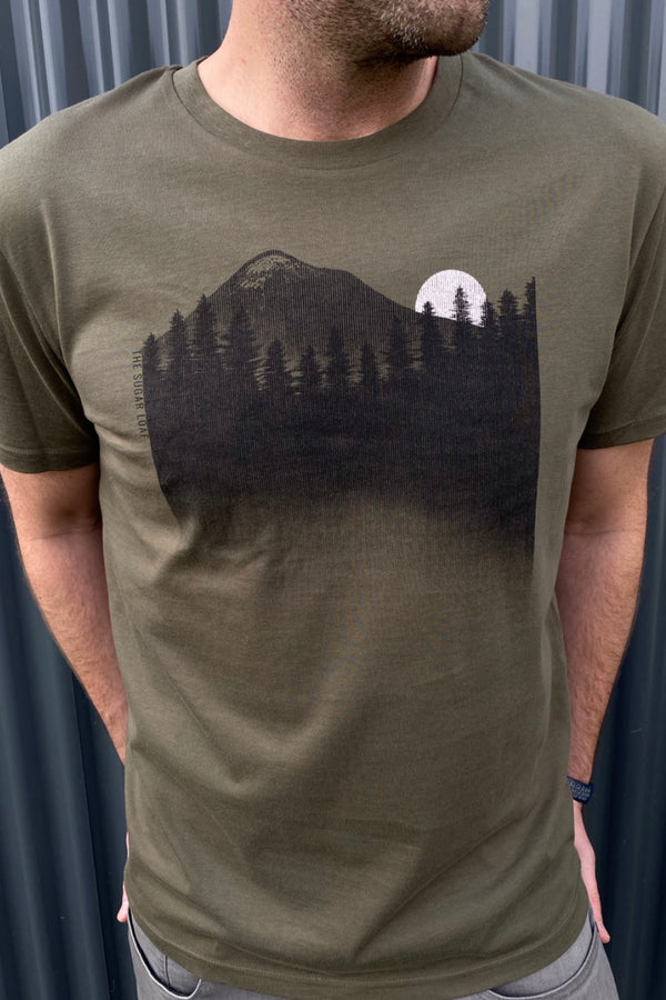 The Sugar Loaf (Khaki)- 100% Organic cotton t-shirt