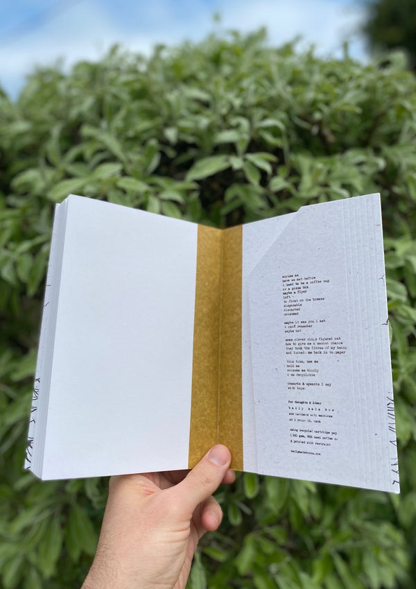 Poolbeg Chimneys - A5  Recycled Notebook